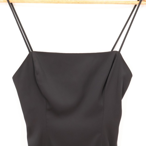 Aritzia Sunday Best Mini Slip Dress Black LBD Cocktail Party‎ Hoco  Size 00 - Picture 3 of 11